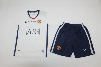 Kit de niño Manchester United retro 08/09 visitante
