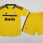 Kit de niño Real Madrid retro 11/12 portero amarillo
