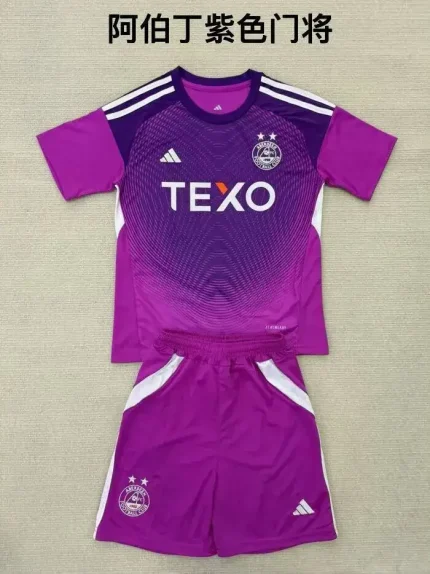 Kit de niño Aberdeen portero color lila 25/26