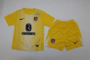 Kit de niño Atlético de Madrid portero color amarillo 25/26