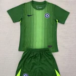 Kit de niño Chelsea portero color verde 25/26