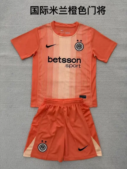 Kit de niño Inter de Milán portero color naranja 25/26