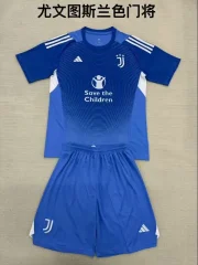 Kit de niño Juventus portero color azul 25/26
