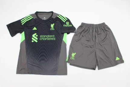 Kit de niño Liverpool portero color gris 25/26