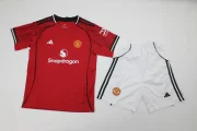 Kit de niño Manchester United local 25/26