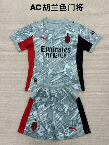 Kit de niño Milán portero color azul 25/26