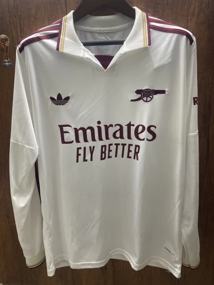 Arsenal alternativa 25/26 manga larga