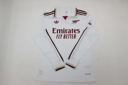 Arsenal alternativa manga larga 25/26 versión jugador