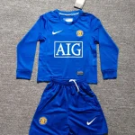 Kit de niño Manchester United retro 08/09 manga larga