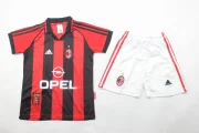 Kit de niño Milan retro 98/99 local
