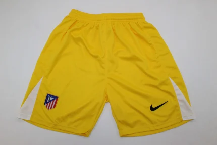 Short Atlético de Madrid portero color amarillo 25/26