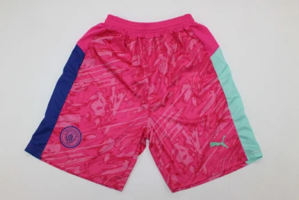 Short Manchester City portero color rosa 25/26