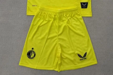 Short Feyenoord portero color amarillo 25/26