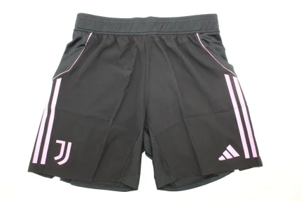 Short Juventus local color negro 25/26 versión jugador