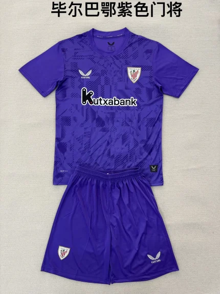 Kit de niño Athletic Club portero color lila 25/26