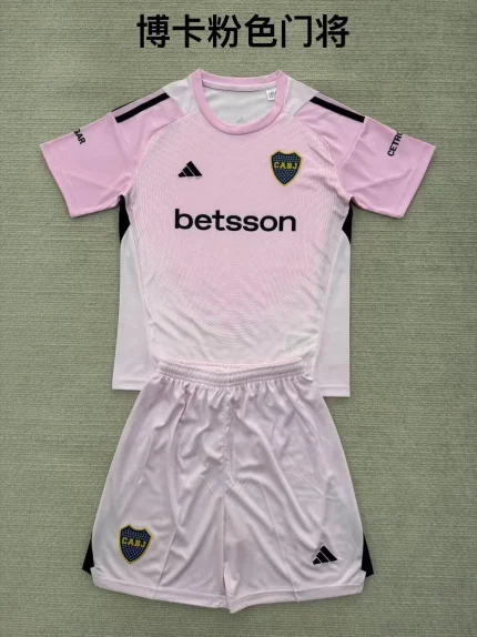 Kit de niño Boca Juniors portero color rosa 25/26
