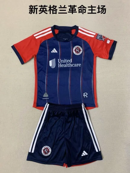 Kit de niño New England Revolution local 25/26