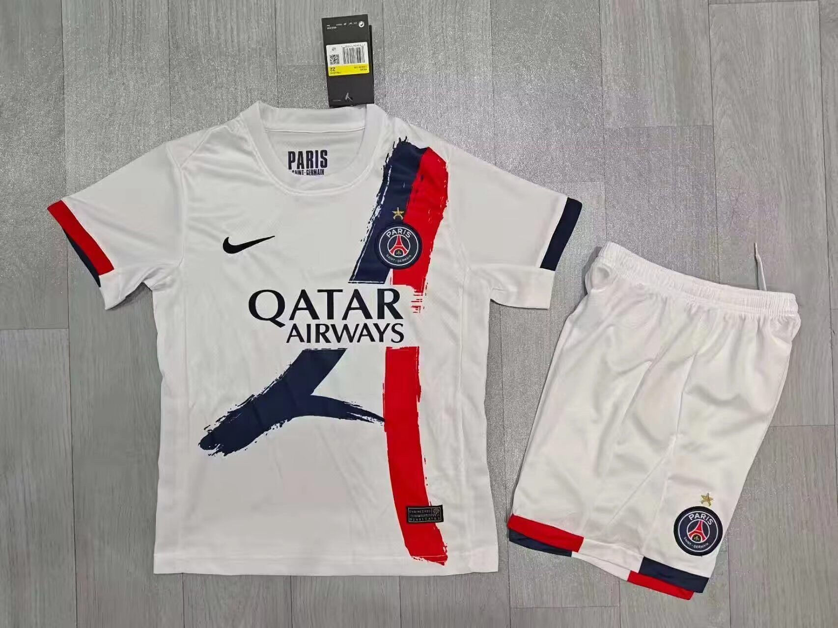 TallaNino26-PSG-visitante-portada Kit de niño PSG visitante 25/26 - Imagen 1