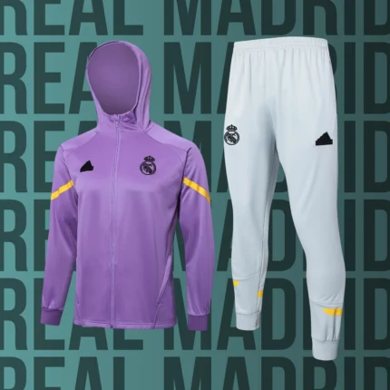 Chándal de adulto con gorro Real Madrid modelo 01