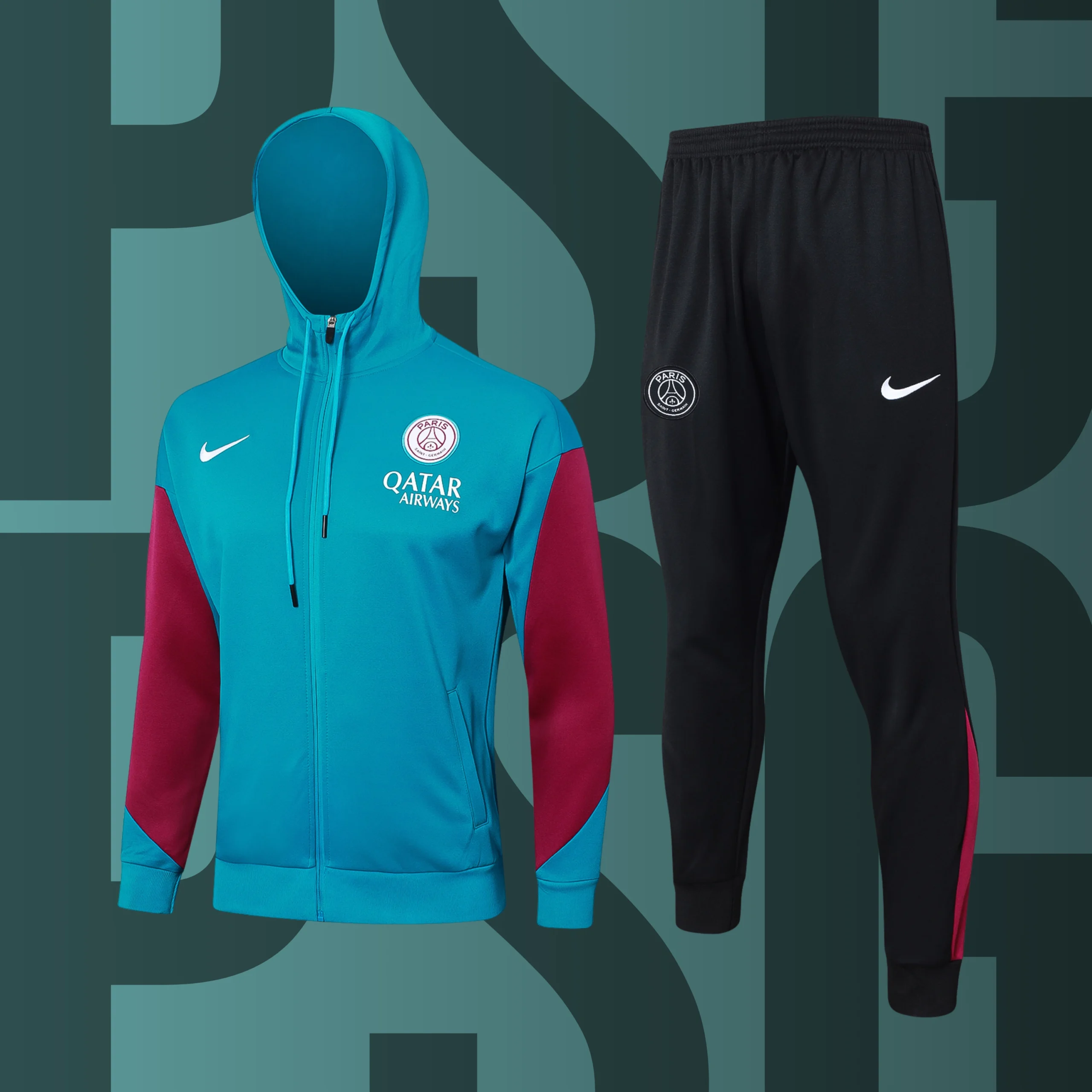 1 Chándal de adulto con gorro PSG modelo 01 - Imagen 1