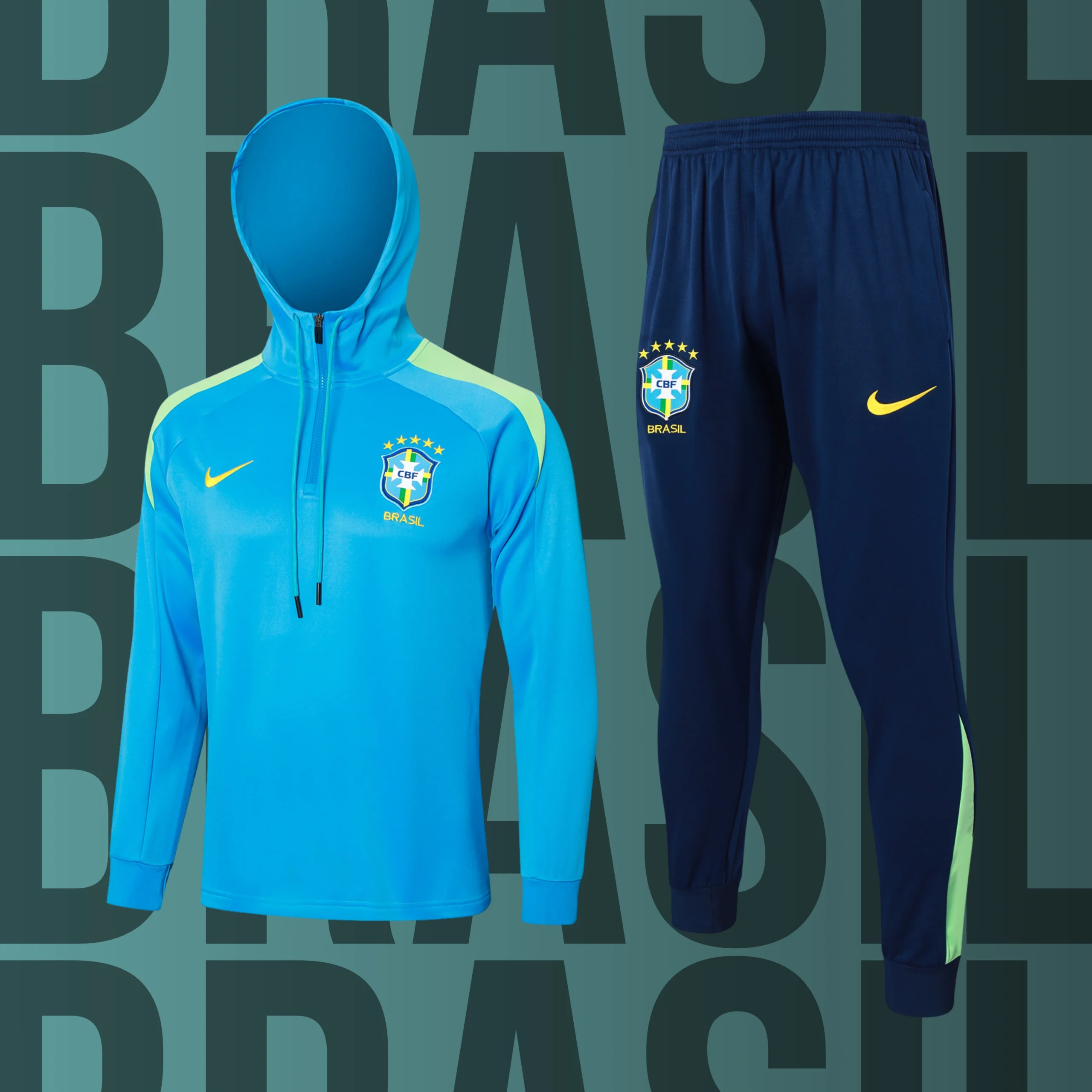 1 Chándal de adulto con gorro Brasil modelo 01 - Imagen 1