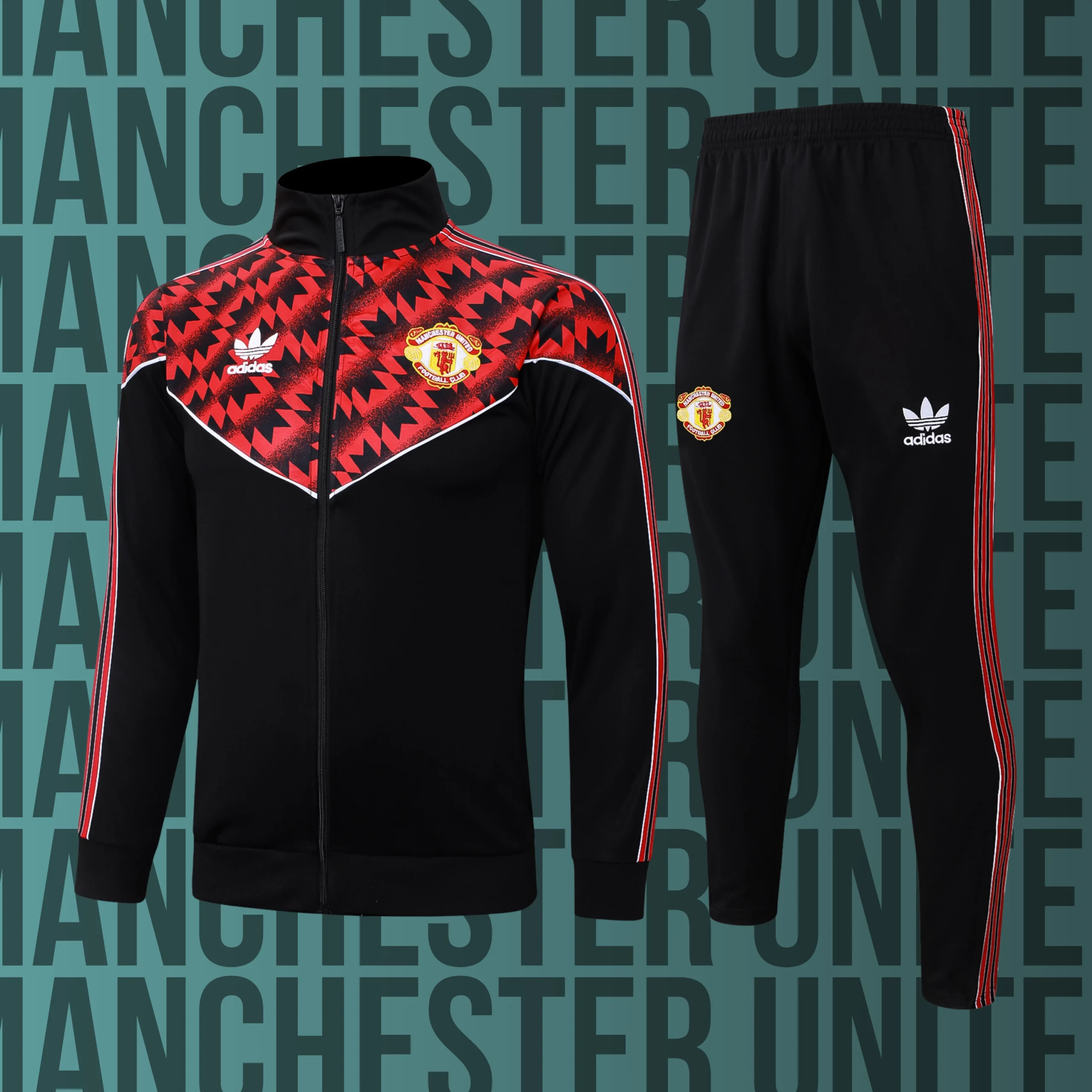 1 Chándal de adulto cremallera completa Manchester United modelo 01 - Imagen 1