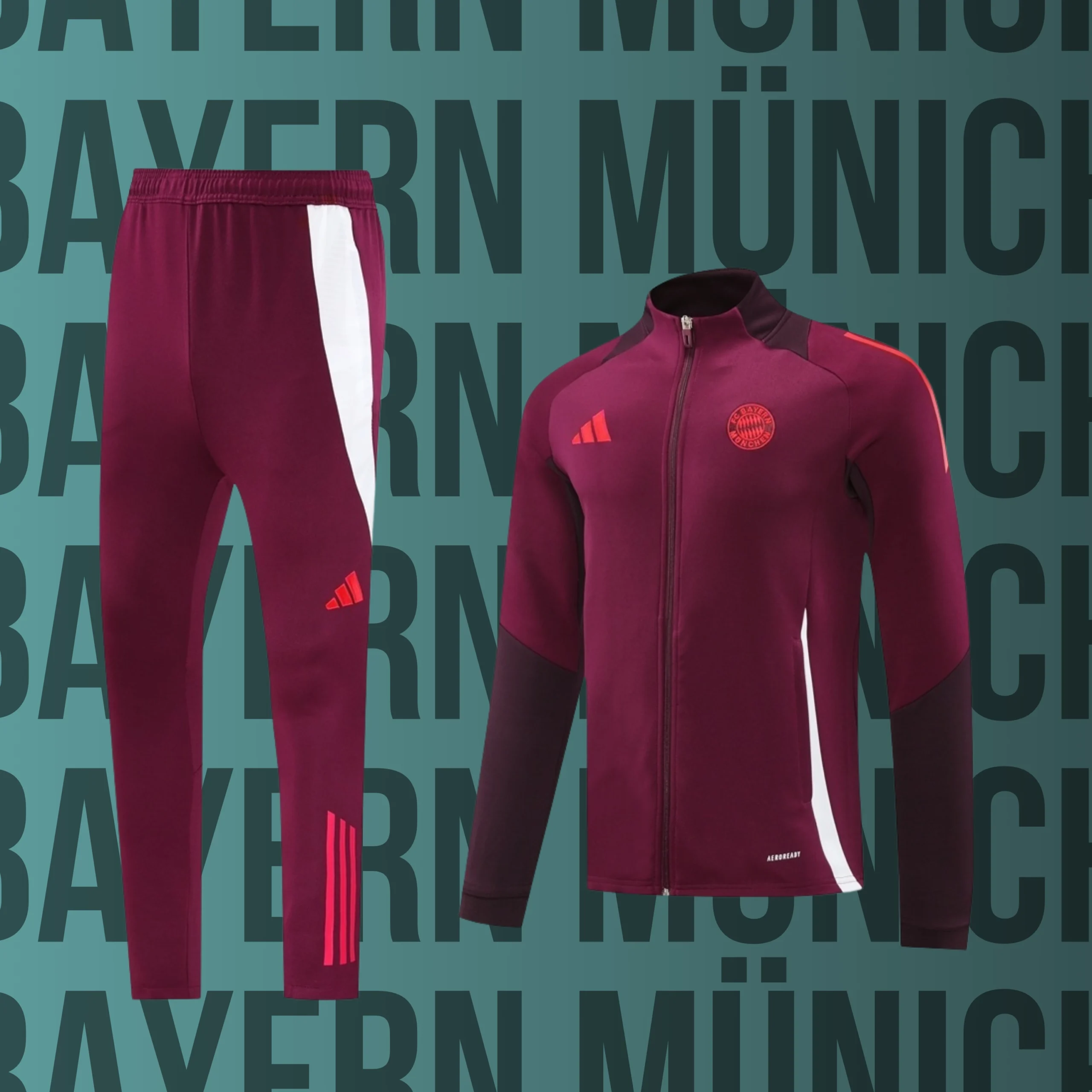 10 Chándal de adulto cremallera completa Bayern Münich modelo 10 - Imagen 1