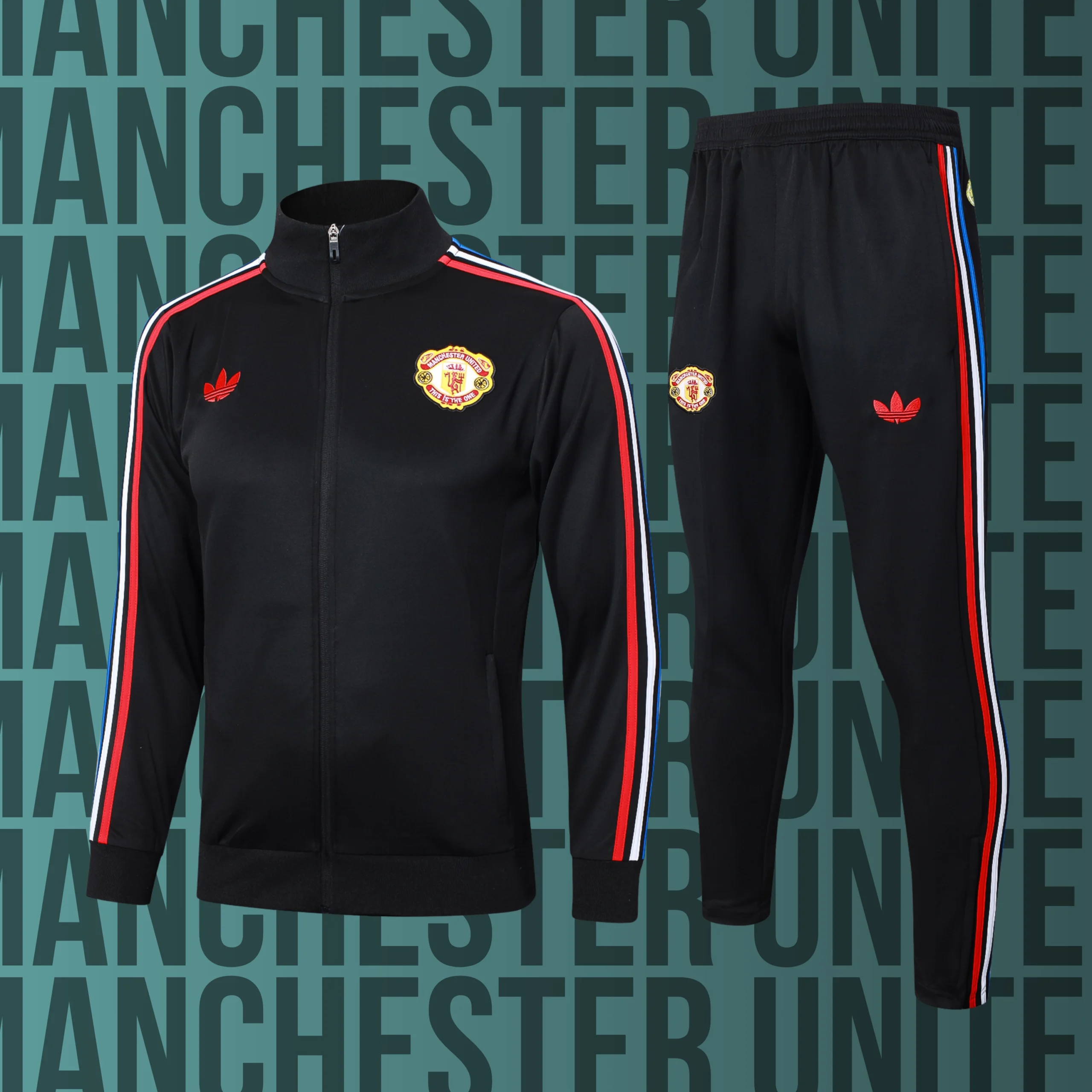 10 Chándal de adulto cremallera completa Manchester United modelo 10 - Imagen 1