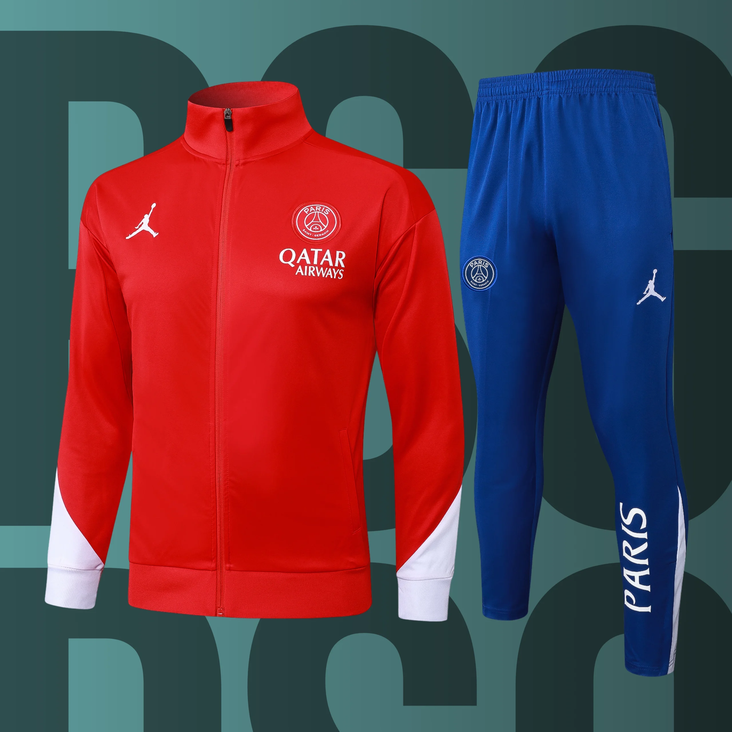 14 Chándal de adulto cremallera completa PSG modelo 14 - Imagen 1