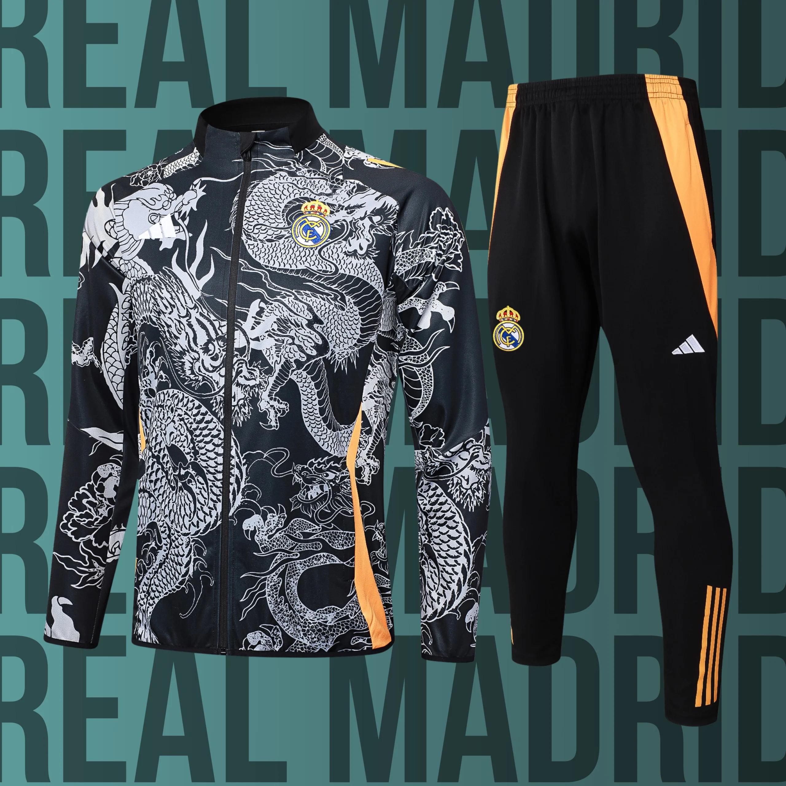 15 Chándal de adulto cremallera completa Real Madrid modelo 15 - Imagen 1