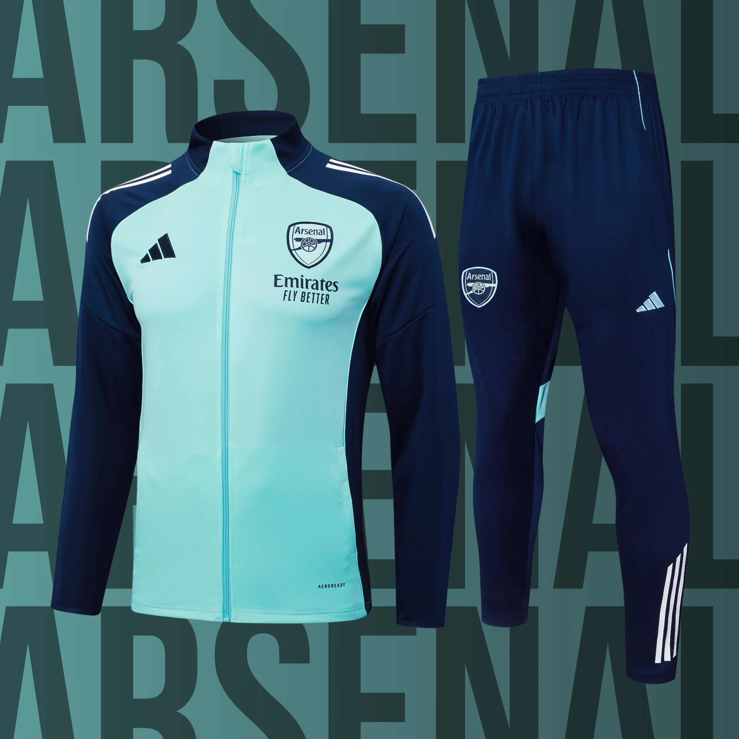 15 Chándal de adulto cremallera completa Arsenal modelo 15 - Imagen 1