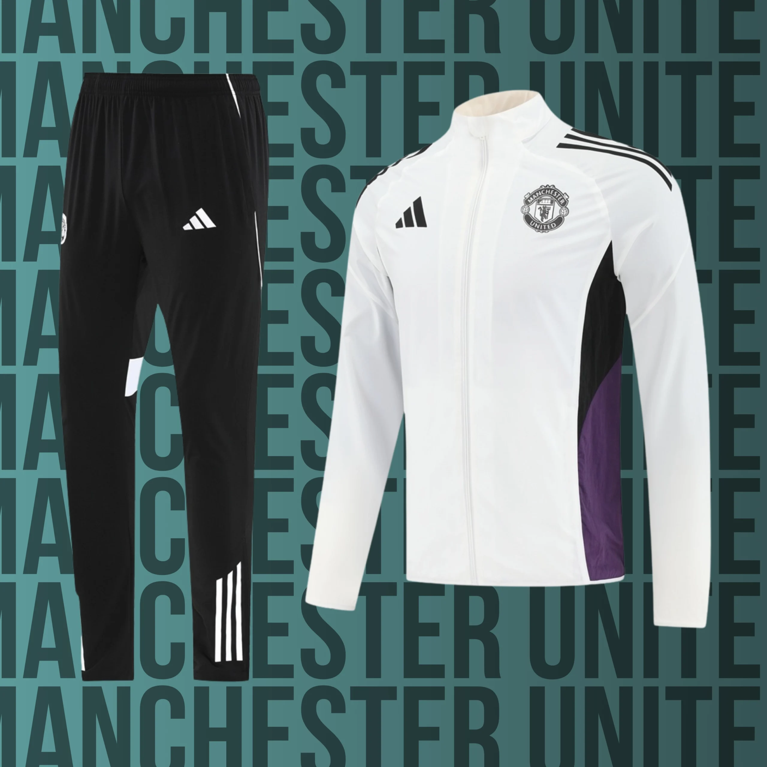 15 Chándal de adulto cremallera completa Manchester United modelo 15 - Imagen 1