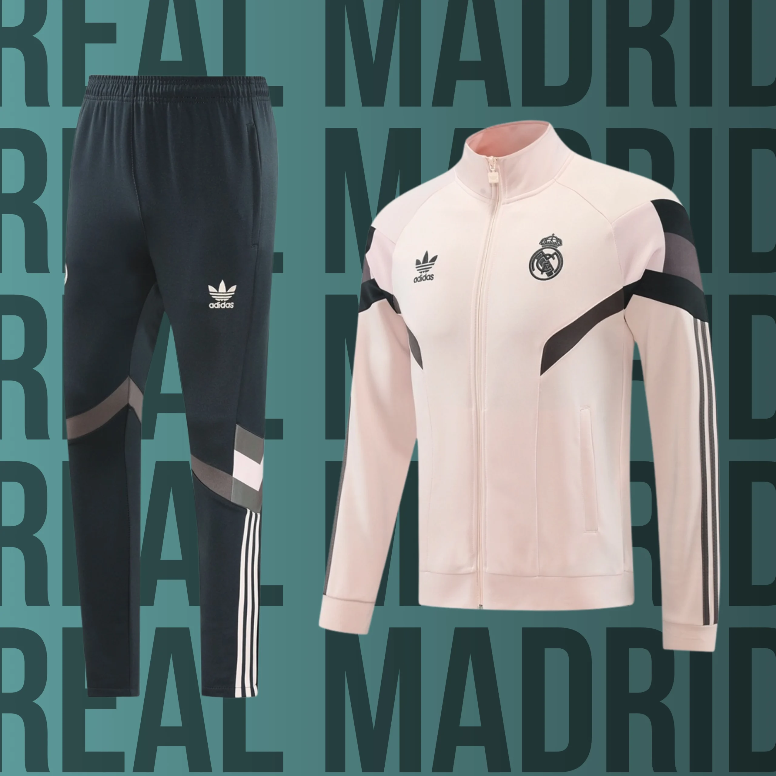 16 Chándal de adulto cremallera completa Real Madrid modelo 16 - Imagen 1