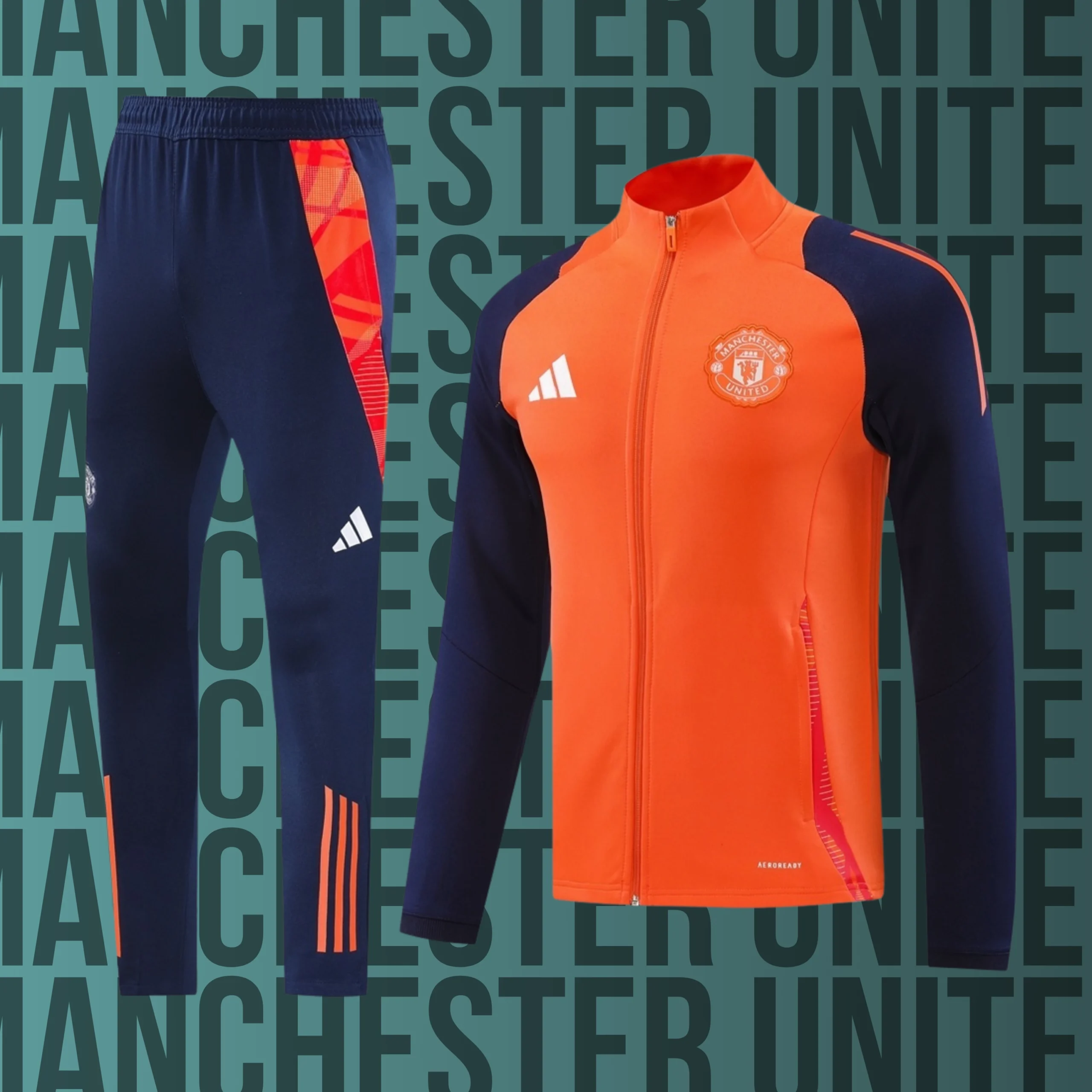 19 Chándal de adulto cremallera completa Manchester United modelo 19 - Imagen 1