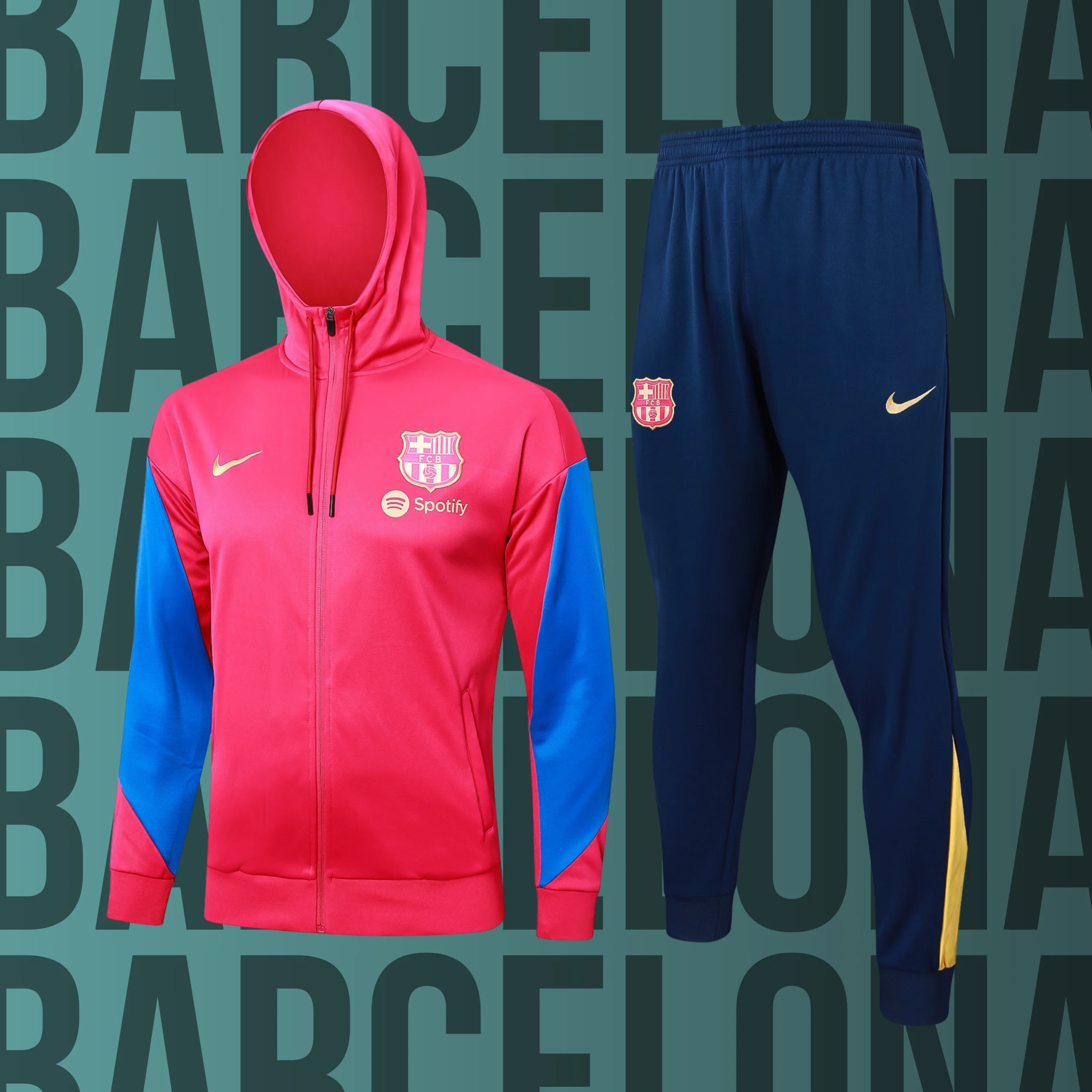 2 Chándal de adulto con gorro Barcelona modelo 02 - Imagen 1