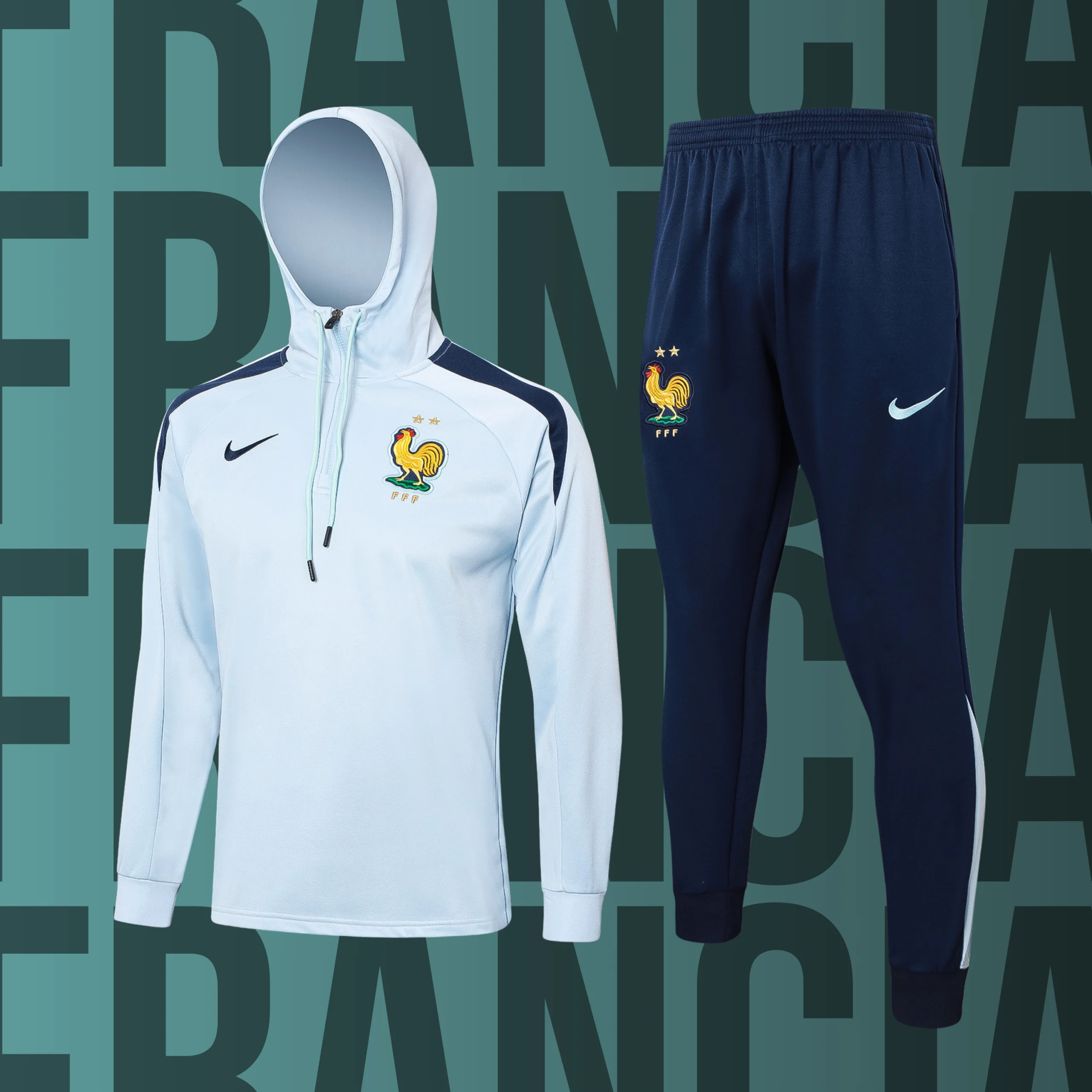 2 Chándal de adulto con gorro Francia modelo 02 - Imagen 1
