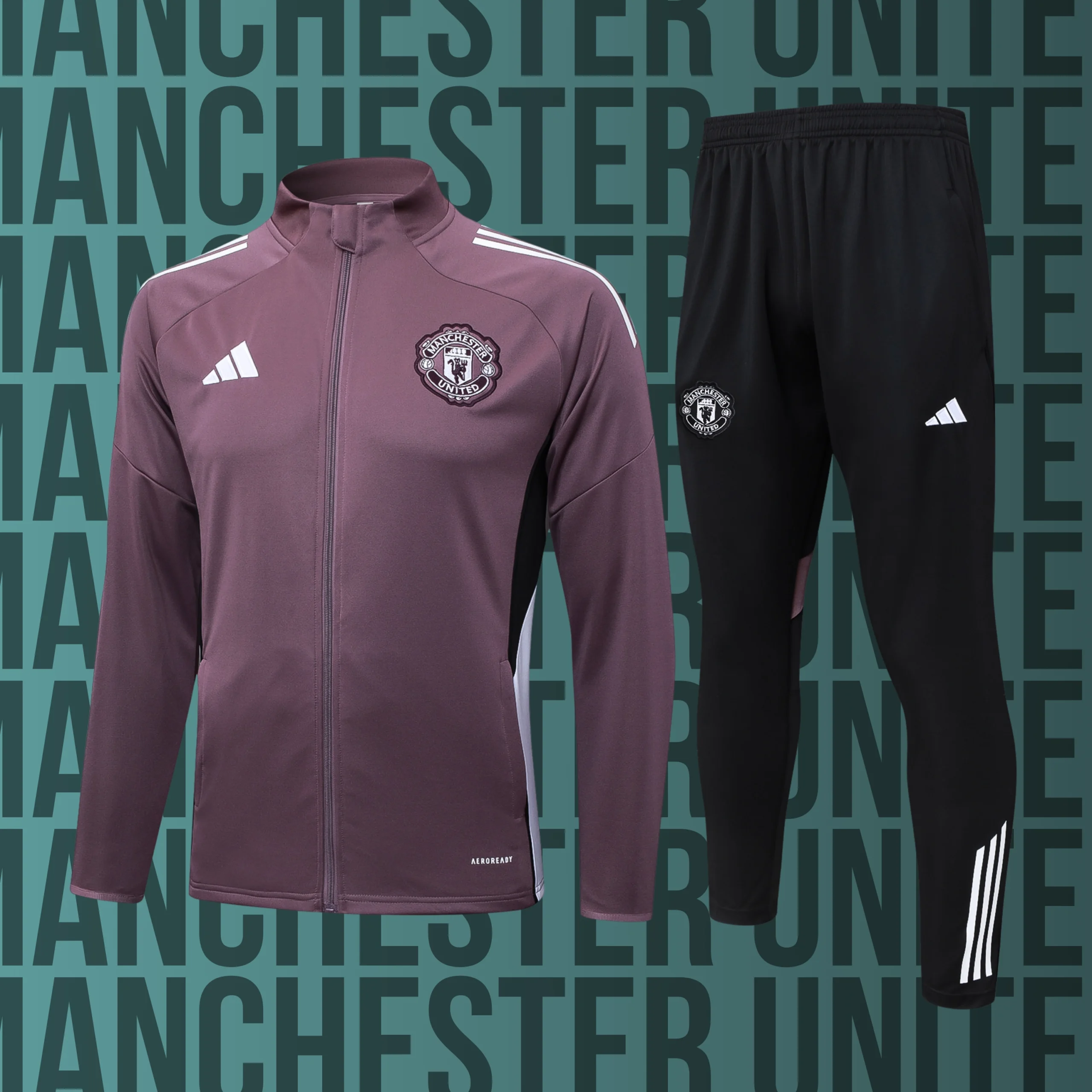 2 Chándal de adulto cremallera completa Manchester United modelo 02 - Imagen 1