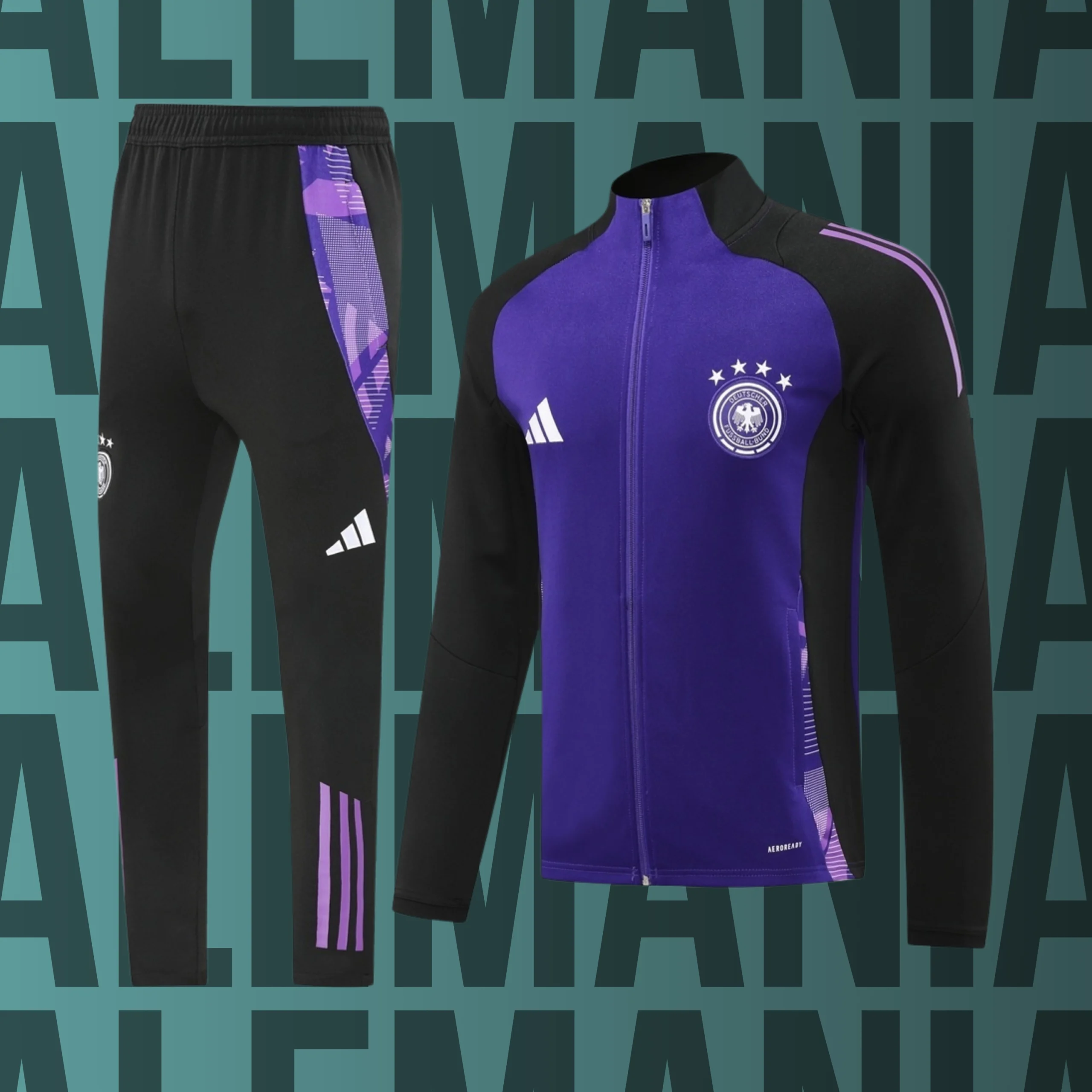 2 Chándal de adulto cremallera completa Alemania modelo 02 - Imagen 1