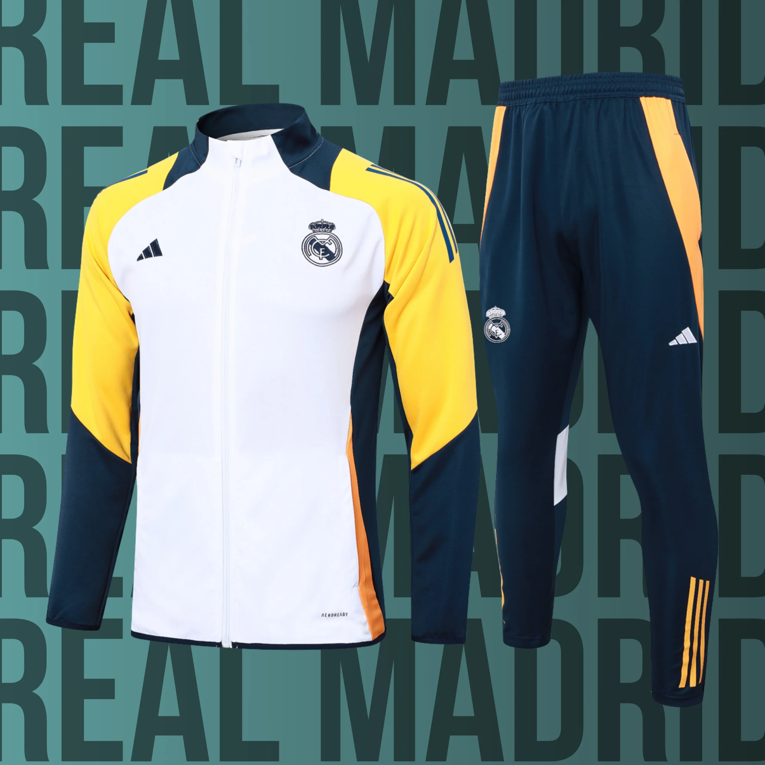 24 Chándal de adulto cremallera completa Real Madrid modelo 24 - Imagen 1