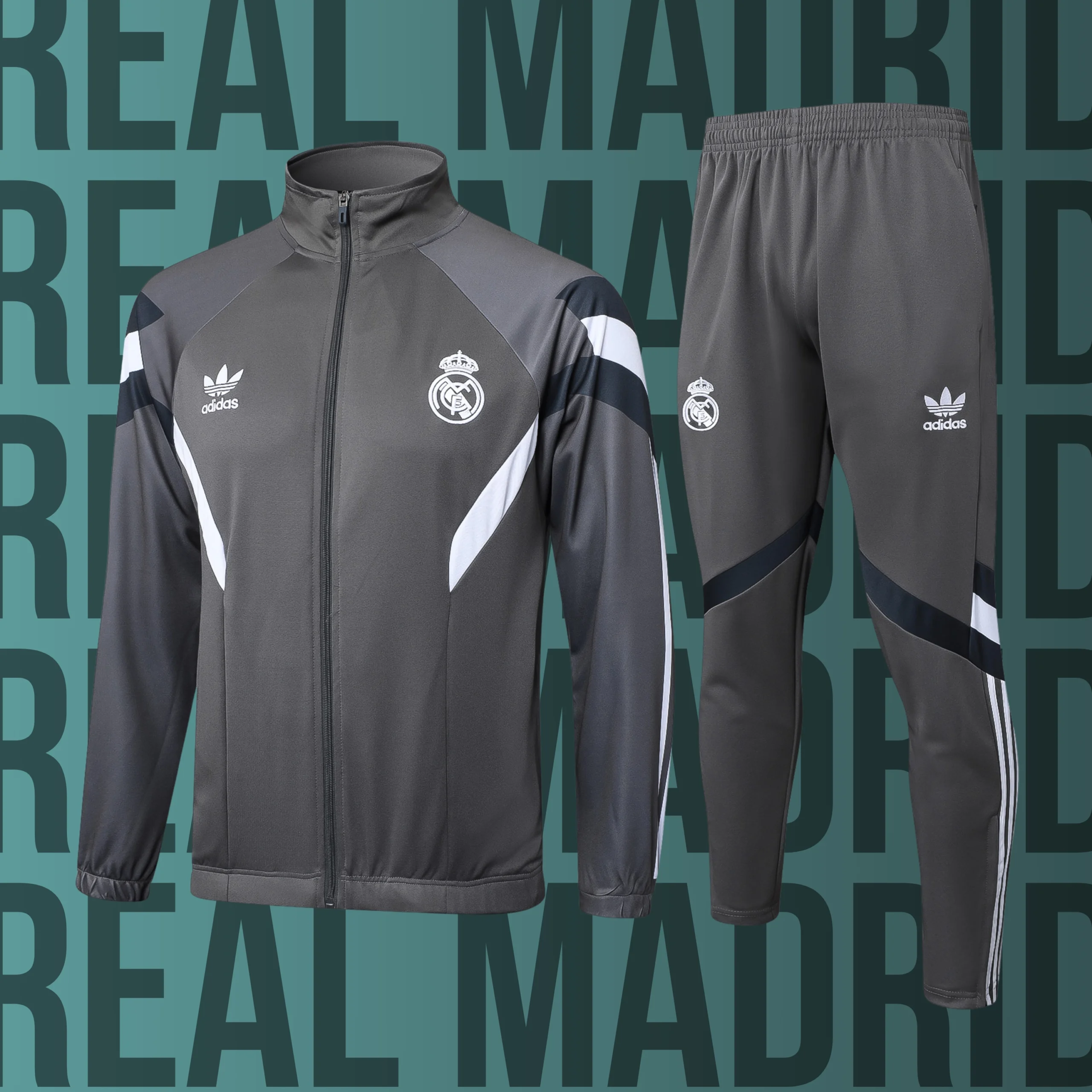 25 Chándal de adulto cremallera completa Real Madrid modelo 25 - Imagen 1