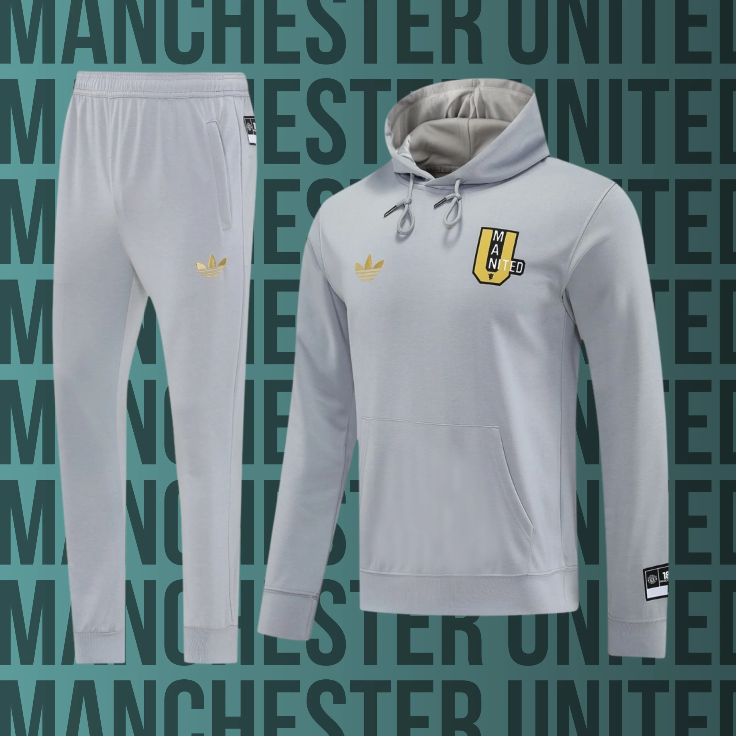 3 Chándal de adulto con gorro Manchester United modelo 03 - Imagen 1