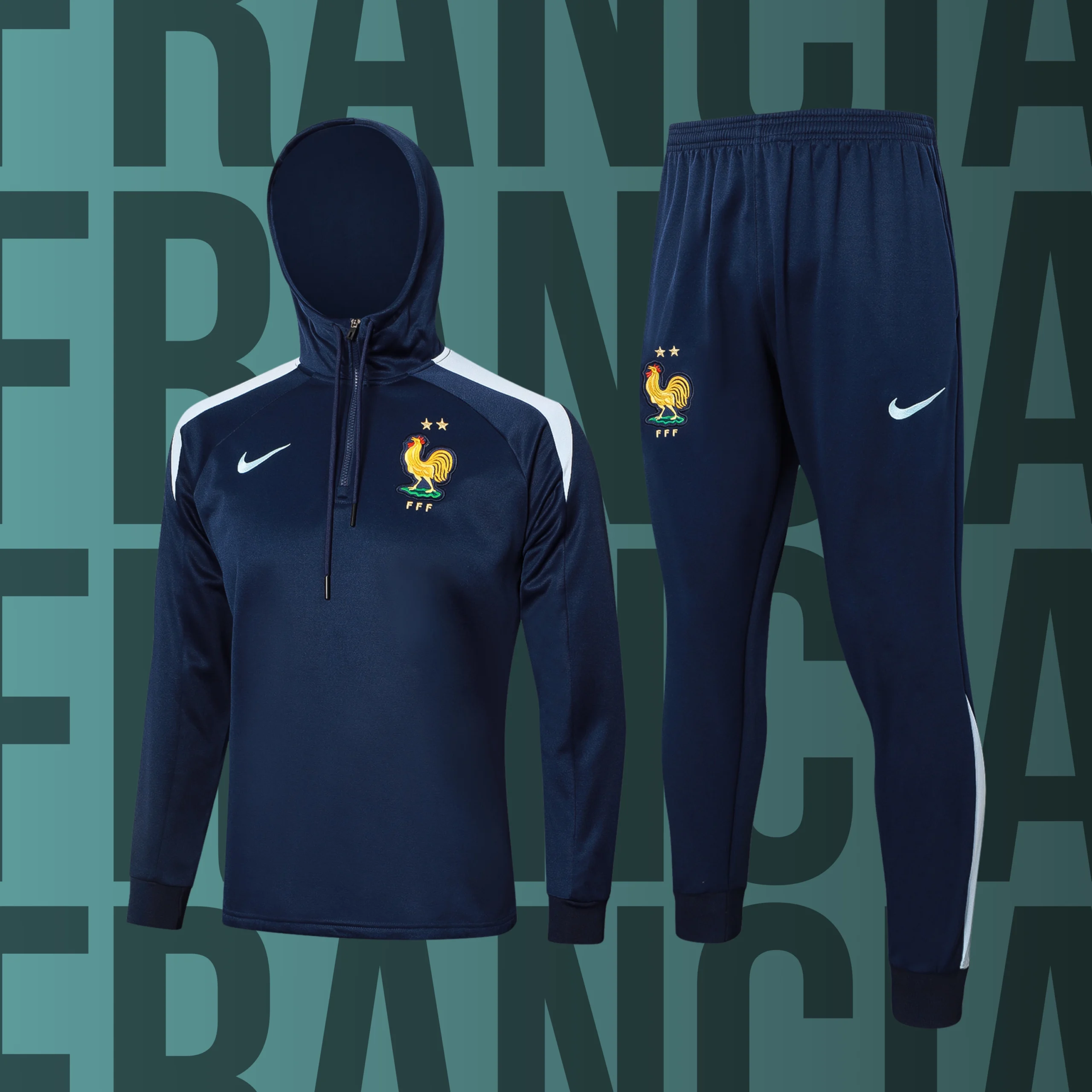 3 Chándal de adulto con gorro Francia modelo 03 - Imagen 1