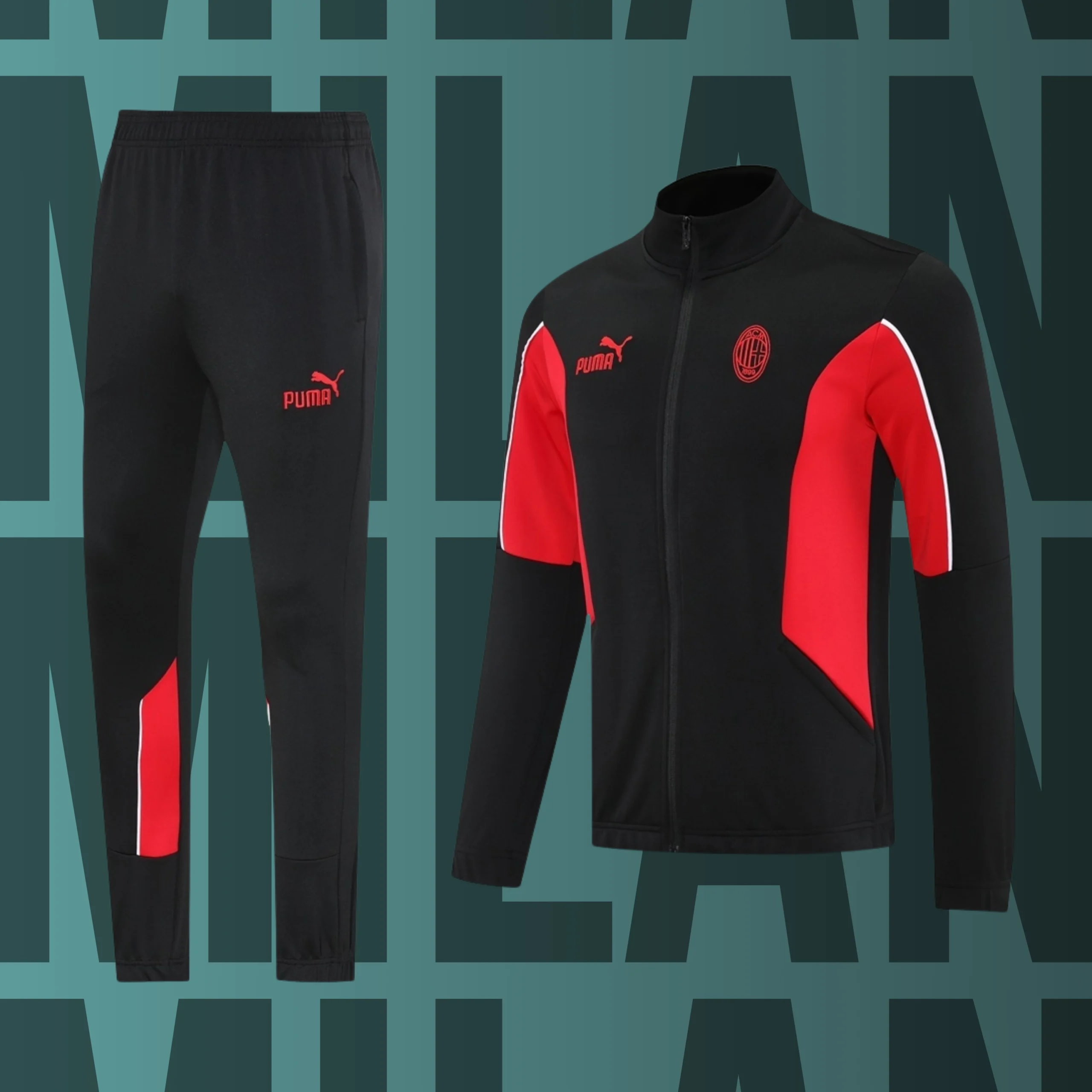 3 Chándal de adulto cremallera completa Milán modelo 03 - Imagen 1