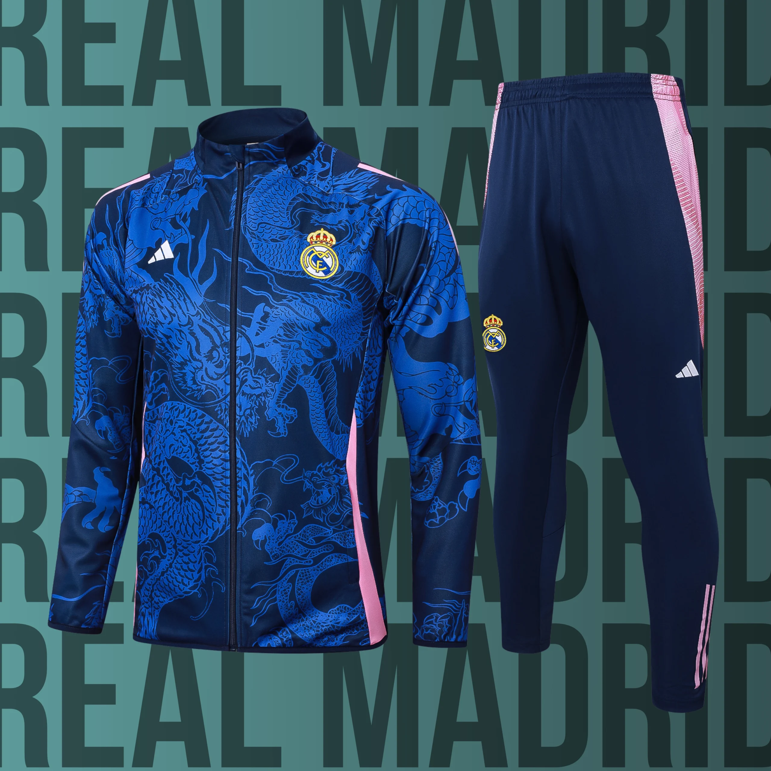 36 Chándal de adulto cremallera completa Real Madrid modelo 36 - Imagen 1