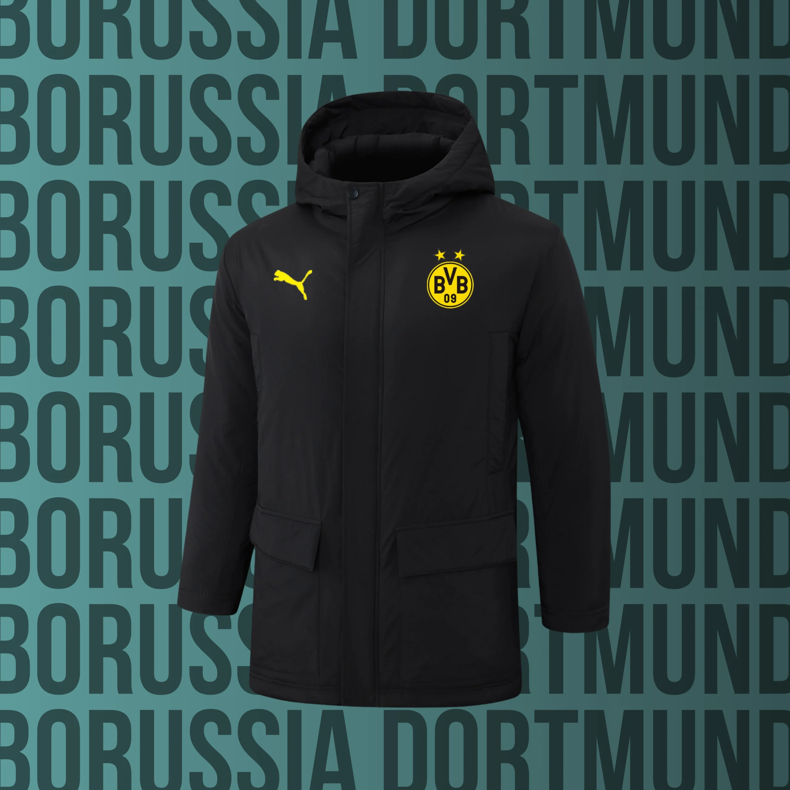 4 Abrigo Borussia Dortmund modelo 04 - Imagen 1