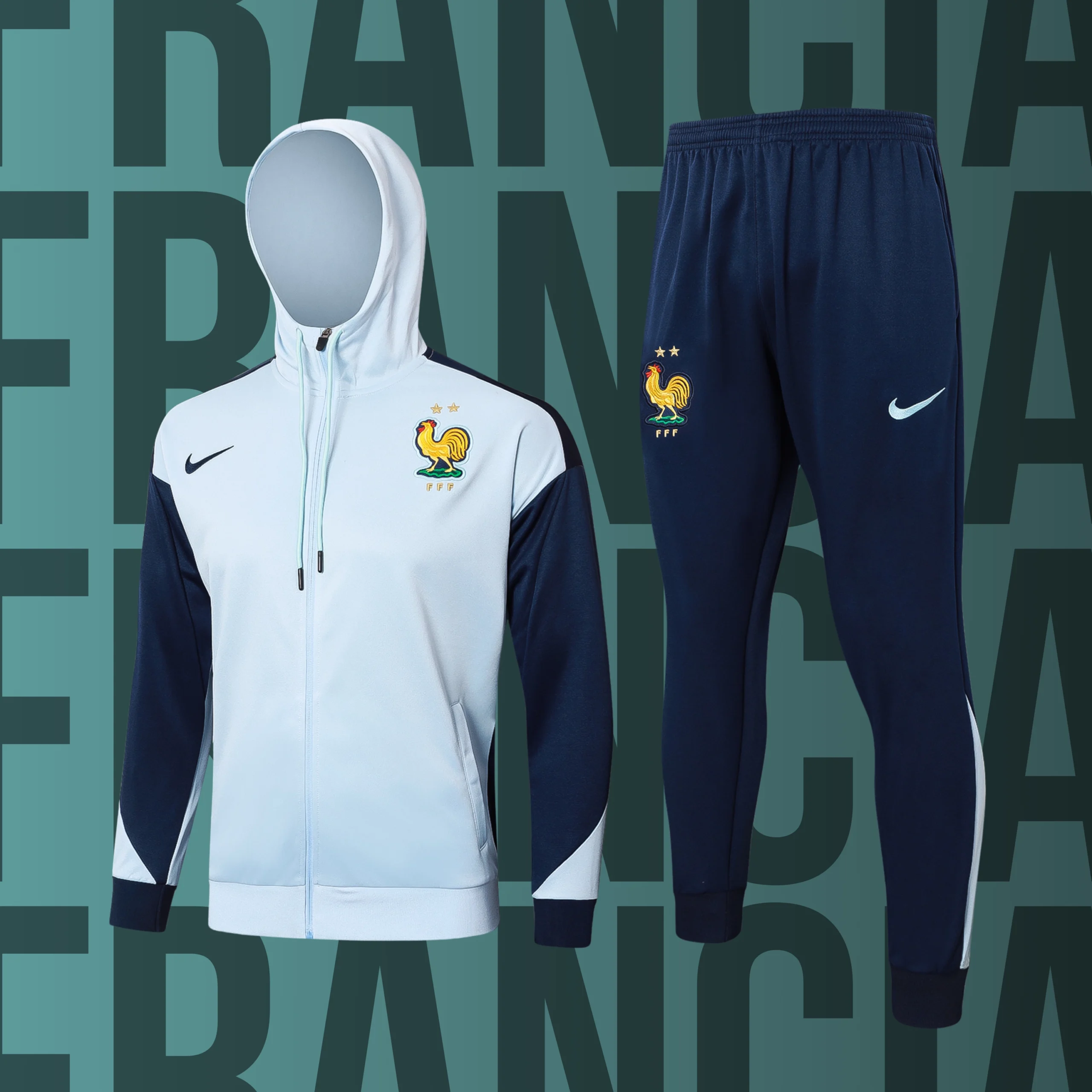 4 Chándal de adulto con gorro Francia modelo 04 - Imagen 1