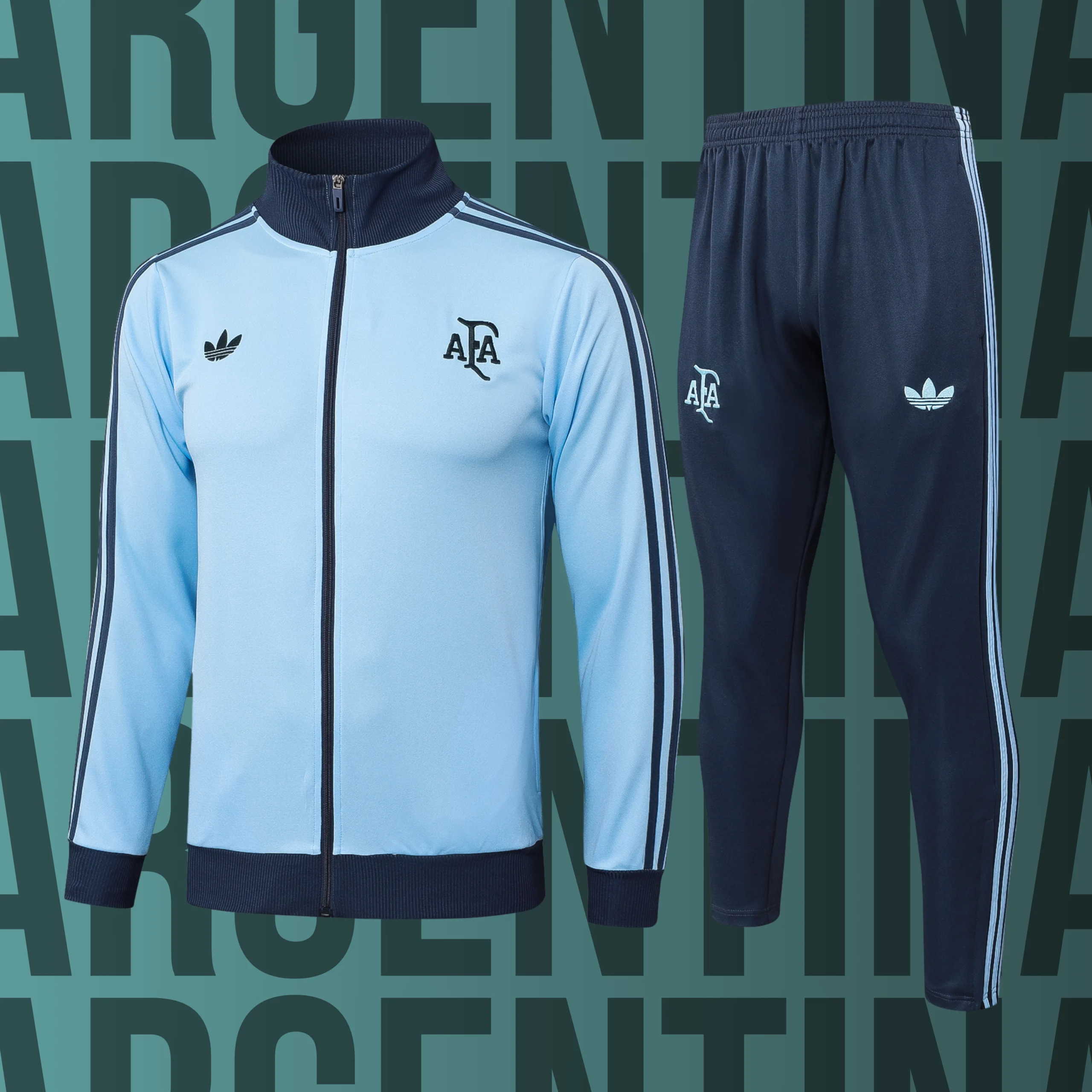 4 Chándal de adulto cremallera completa Argentina modelo 04 - Imagen 1