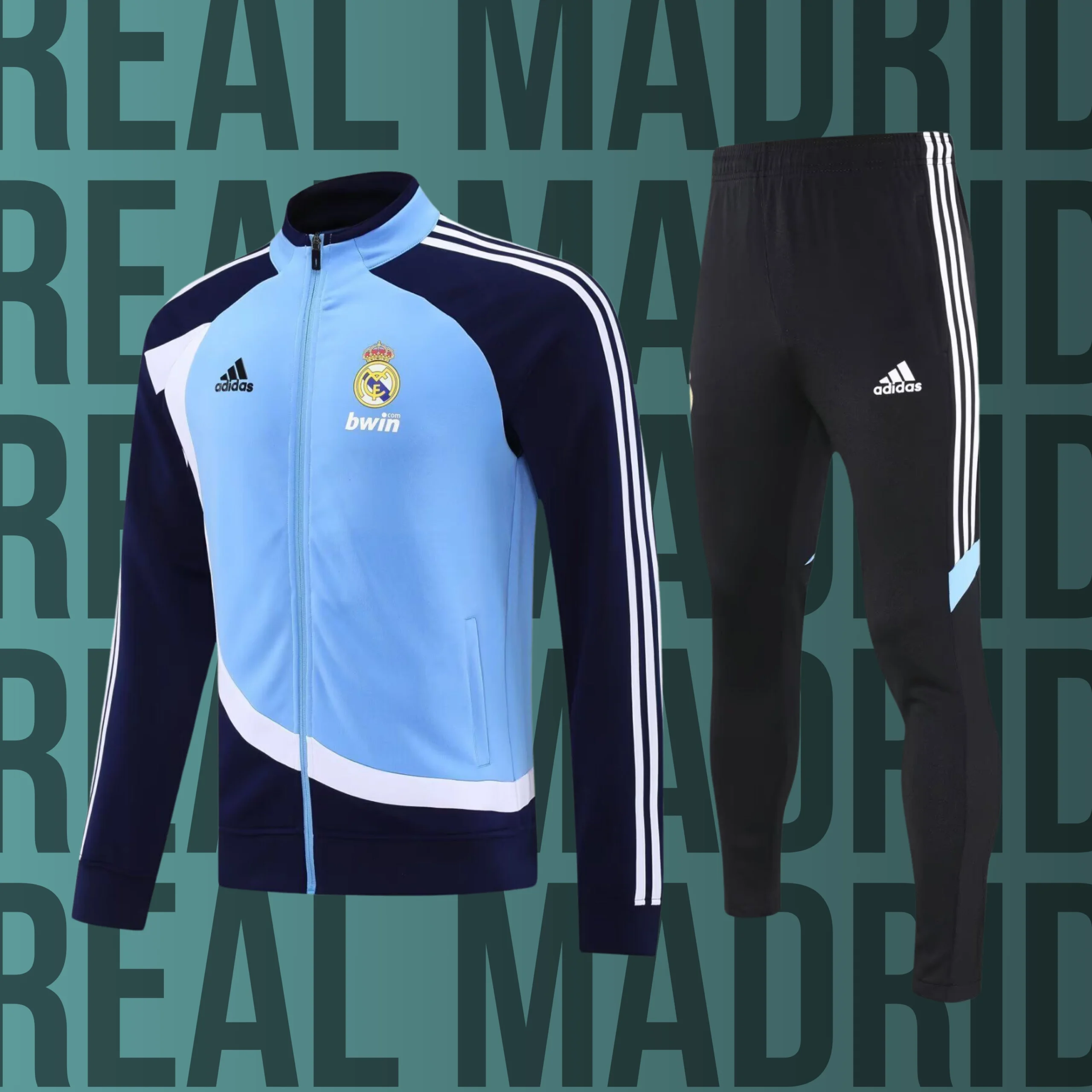 43 Chándal de adulto cremallera completa Real Madrid modelo 43 - Imagen 1