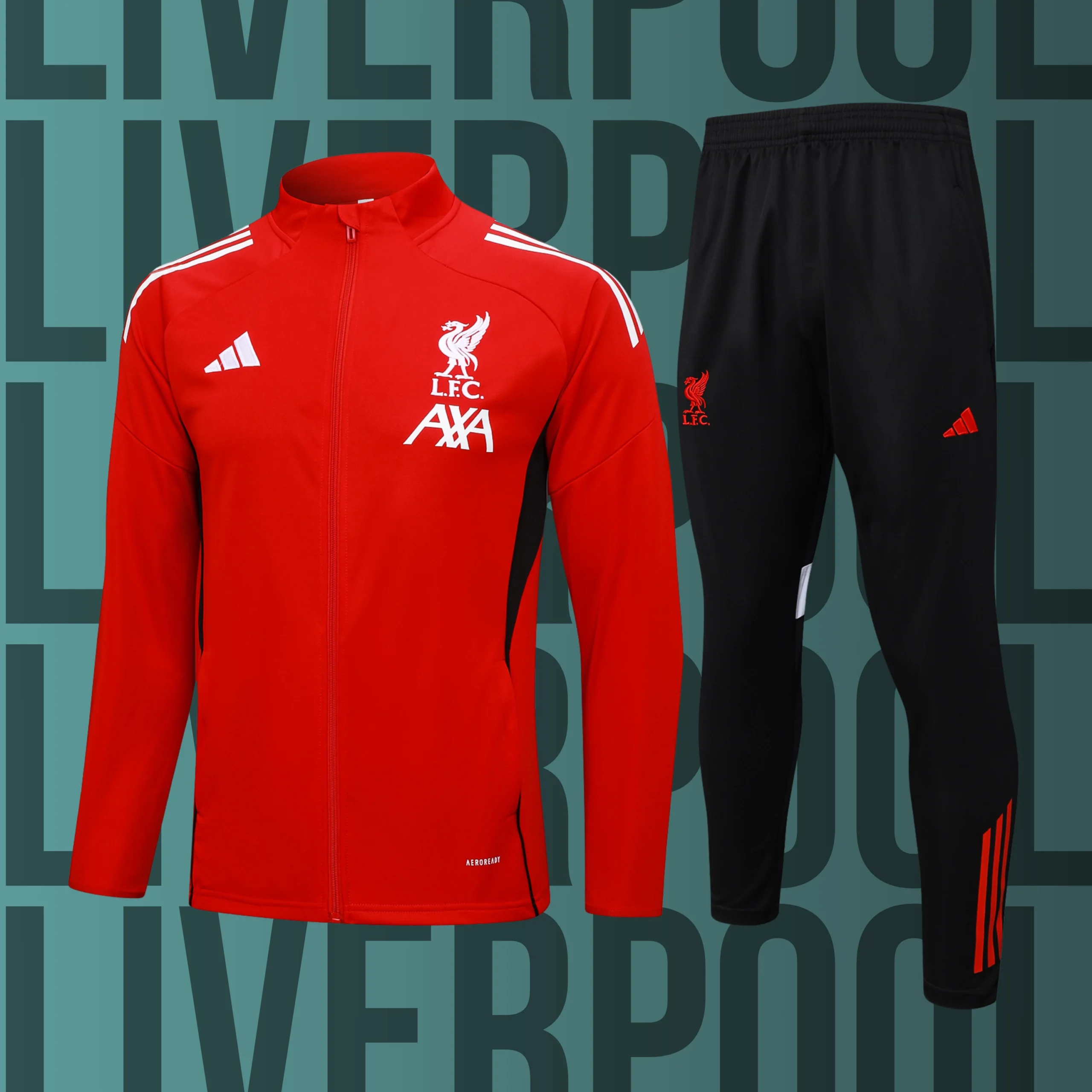5 Chándal de adulto cremallera completa Liverpool modelo 05 - Imagen 1