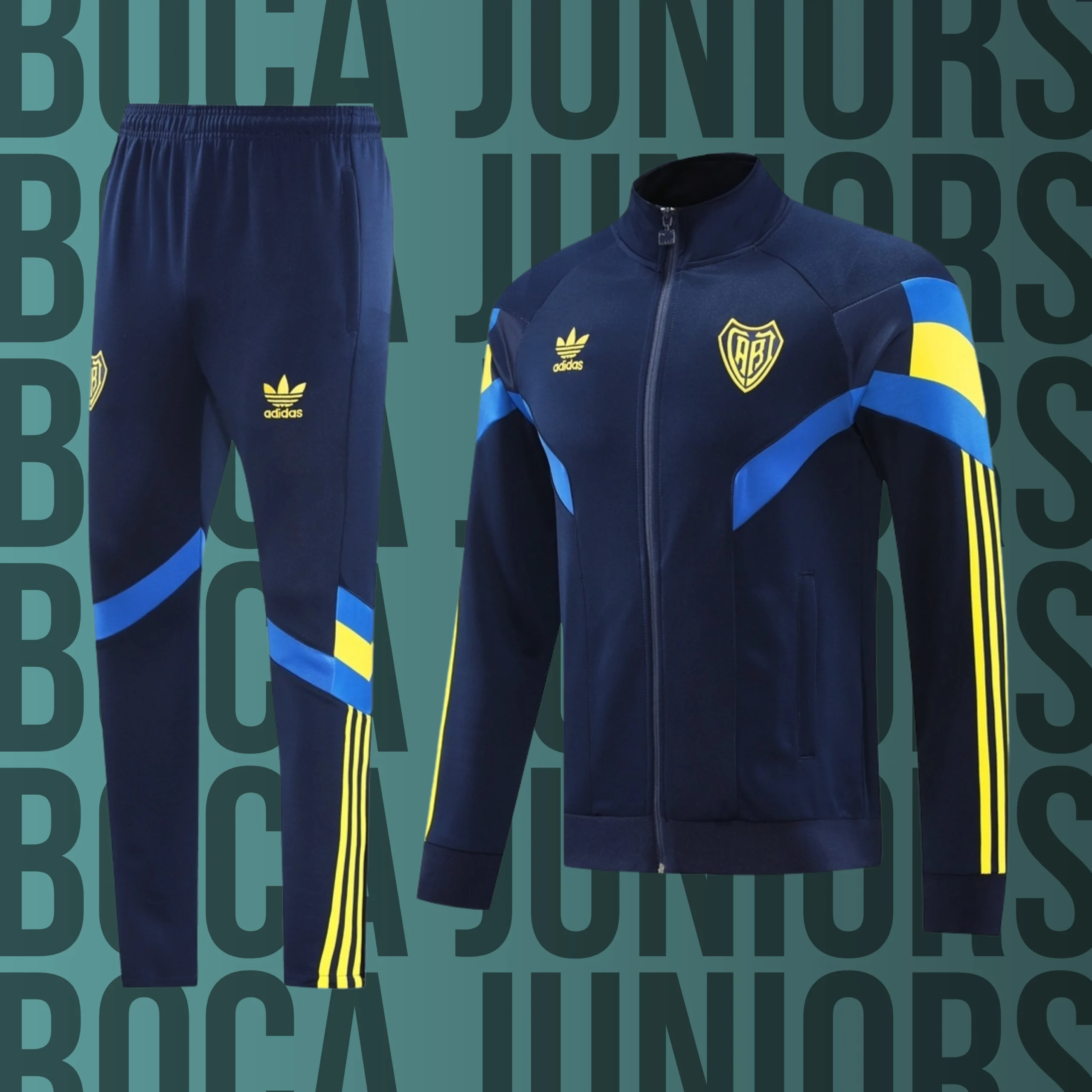 5 Chándal de adulto cremallera completa Boca Juniors modelo 05 - Imagen 1